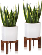 Gendral Forwepup 2 Pack Wood Plant Stand, Mid Century Modern Planter Stand by GendralForwepup