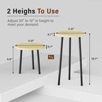 Plant Stand Indoor Outdoor: 2 Pack Indoor Plant Stand 20'' Convertible - Image 3