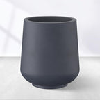 Kante 15.3" Dia Round Concrete Planter, Outdoor Indoor Large Plant Pots by Kante