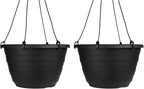 The HC Companies 13 Inch Wrapt Hanging Planters, Lightweight UV-Resistant by TheHCCompanies