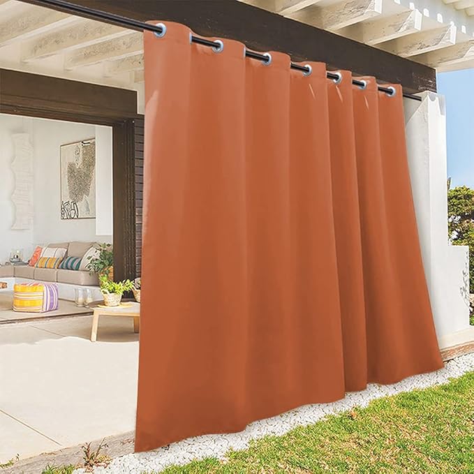 RYB HOME Extra Wide Outdoor Curtains by RYBHOME