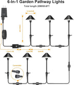 6 Pack Low Voltage Pathway Lights - Image 7
