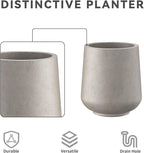 Kante 15.3"+11.6"+8.2" Dia Round Concrete Planter, Large Outdoor Indoor Planter - Image 8