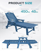 Ciokea Lounge Chair Outdoor, Oversized Chaise Lounge Chair - Image 3