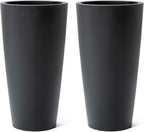 Step2 Tremont Tall Round Tapered Planter, Indoor/Outdoor Plants, Efficient by Step2