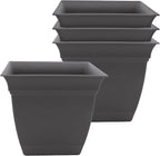 The HC Companies 8 Inch Eclipse Square Planter Pots by TheHCCompanies