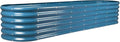 Land Guard 8×2×1.5ft Galvanized Raised Garden Bed Kit, Raised Garden Boxes by LandGuard
