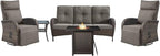 Belord 5 Piece Wicker Patio Furniture Set by Belord