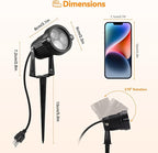 LemonBest® Pack of 2 Outdoor Water-Resistant LED Lawn Garden Landscape Lamp - Image 9