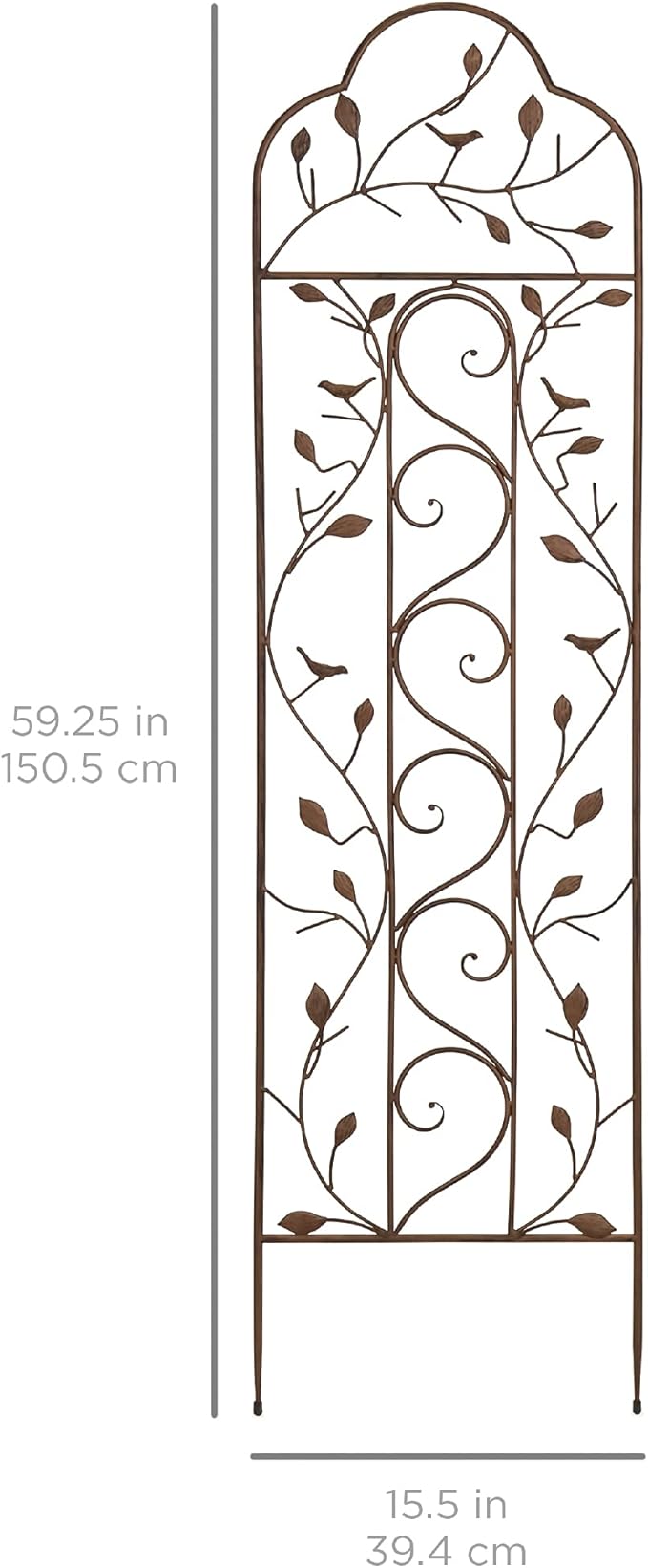 Best Choice Products 60x15in Iron Garden Trellis, Arched Outdoor Decoration - Image 7