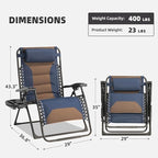 Zero Gravity Chair Oversized Padded Recliner - Image 3
