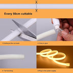 AC 110V COB LED Strip Lights Outdoor Waterproof 65.6ft, 2700K Warm White Super - Image 7