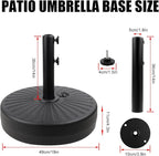50LBS Round Umbrella Base Water Filled - Image 4