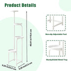 Plant Stand Indoor Outdoor 4 Tier Metal Plant Shelf - Image 4