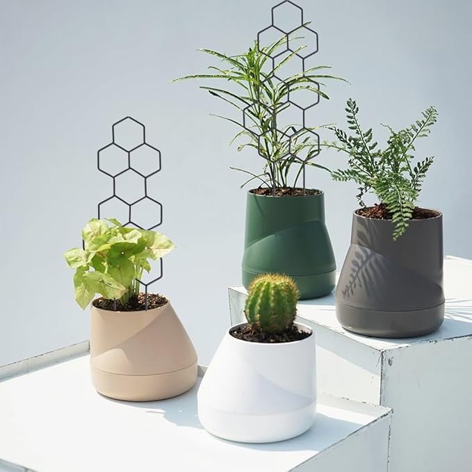 Small Trellis for Potted Plants, 15.94 inch Metal Plant Trellis for Climbing - Image 7