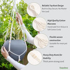 feedee Macrame Plant Hanger, Hanging Planters - Image 5