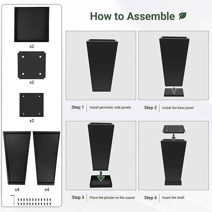 Tall Planters 18" H - Image 9