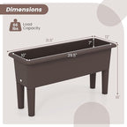 Giantex Raised Garden Beds Outdoor Set of 2, Self-Watering Planter Box - Image 4