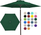 JEAREY 7.5FT Patio Umbrella Outdoor Market Umbrella by JEAREYOutdoorsCollection