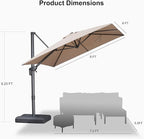 PURPLE LEAF 8 FT Outdoor Umbrella - Image 9