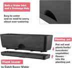 6 Pack Rectangle Planter 16x4.4 Inch Window Boxes Planters Rectangular Large - Image 3