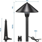 SUNVIE 8-Pack Low Voltage Landscape Pathway Lights 12-24V 3W LED Landscape - Image 6