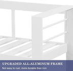 Wisteria Lane Patio Furniture Aluminum Loveseat, All-Weather Outdoor 2 Seats - Image 5