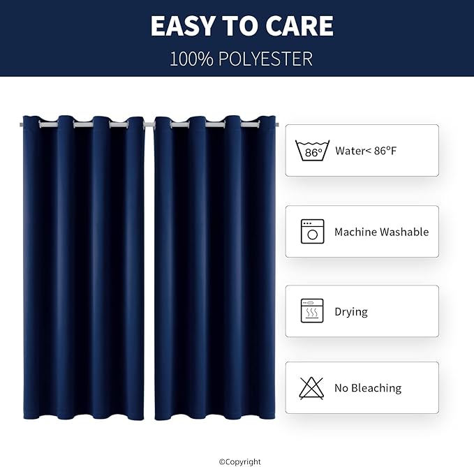 Waterproof Outdoor Curtain W52 x L84 - Image 6