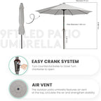 JEAREY 9FT Outdoor Patio Umbrella - Image 3
