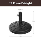 Umbrella Base - Heavy-Duty 19lbs Weighted Outdoor Stand - Image 7