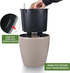 Dexceder 11x10 Inches Self Watering Planter Indoor Outdoor, Inner Pot Design - Image 4