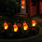 Cardinal Garden Decor Red Bird Figurine Memorial Solar Light Outdoor Stake - Image 4