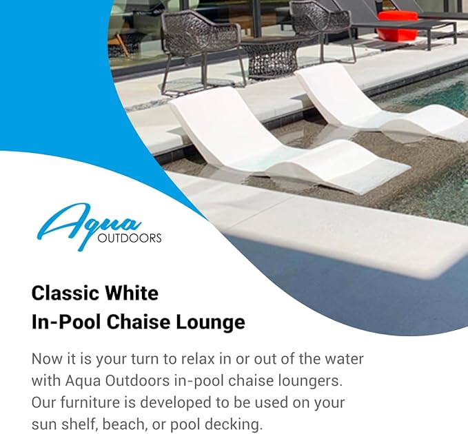 Aqua Outdoors Pool Chaise Lounge Chairs - Image 8