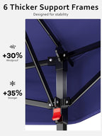 Garvee Pop Up Gazebo Screen Tent, Hexagonal Instant Gazebo Tent - Image 3