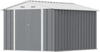 Greesum 8×10FT Outdoor Storage Shed, Metal Patio Storaged Sheds by BuynowfromGreesum