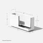 Veradek Block Series Long Box Planter - Image 3