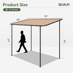 Aoxun 10x6 Lean to Gazebo Outdoor Pergola - Image 6