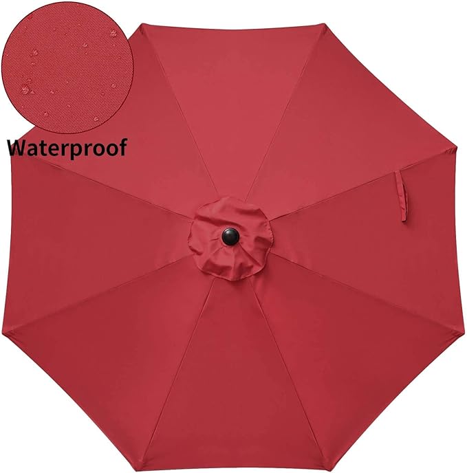 Simple Deluxe 9' Patio Umbrella Outdoor Table Market Yard Umbrella - Image 4