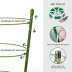 4 Pack Plant Support Tomato Cages - Image 4