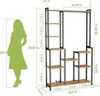 C2 Plant Stand Indoor with Grow Lights, Indoor Tiered Metal Plant Stand 70.87" - Image 6