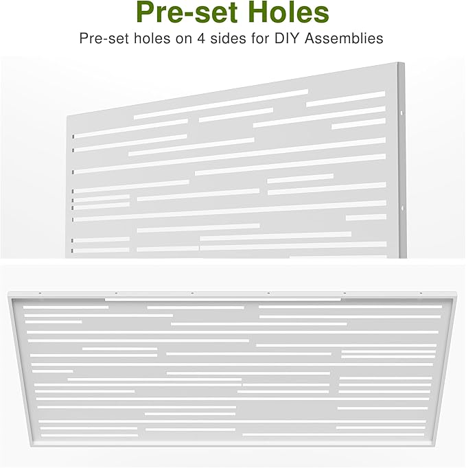 Casaphoria 72" H x 35" W Metal Outdoor Privacy Screen, Freestanding Decorative - Image 5