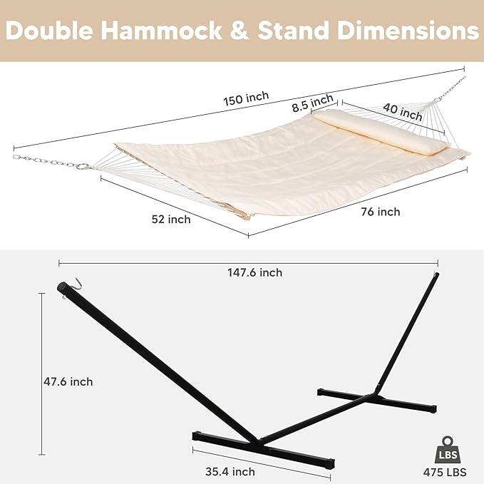 SUNCREAT Two Person Hammock - Image 5