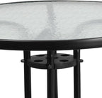 Flash Furniture Bellamy 31.5" Round Indoor/Outdoor Tempered Glass Metal Frame - Image 5
