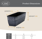 Classic Home and Garden Corinthian Rectangular Planter Box w/Drain Plug - Image 5
