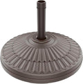 wikiwiki 80 Lbs HDPE Round Patio Umbrella Base, Weighted Umbrella Stands Fits by WikiwikiPatioUmbrellas