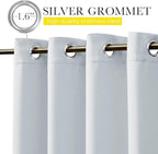 NICETOWN 2 Panels Weighted Blackout Curtains - Image 2