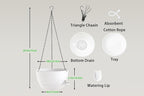 Hanging Planters, Matte Plastic Planters - Image 2