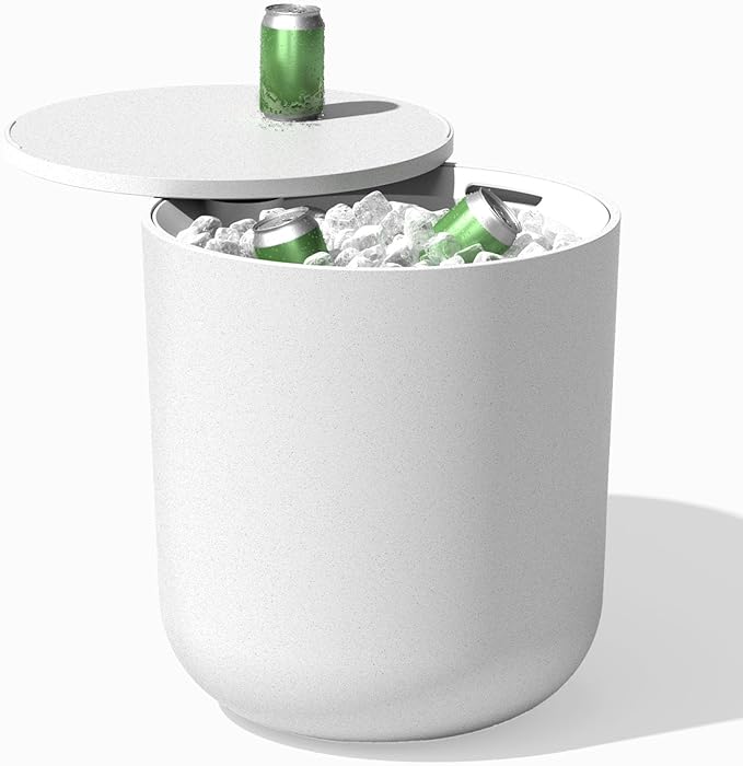 Veradek Kona Cooler Side Table – 2-in-1 Outdoor Patio Side Table w/Cooler | by VeradekOutdoor