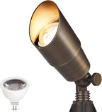 Gardencoin Solid Brass Outdoor Landscape Spotlight, 12V Low Voltage LED Spot by Gardencoin