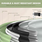 Raised Garden Bed, Oval Metal Planter Box - Image 2